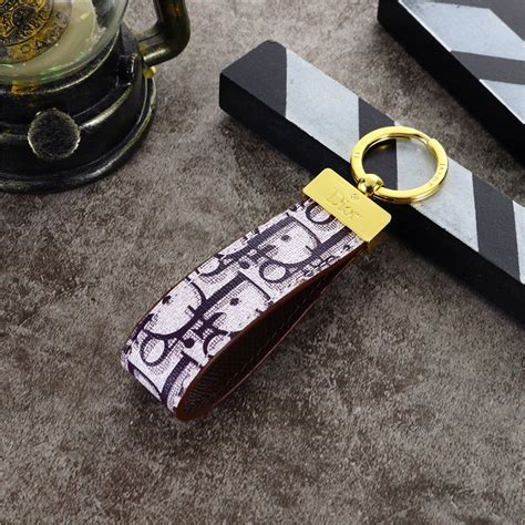 dior phone key chain|dior card holder keychain.